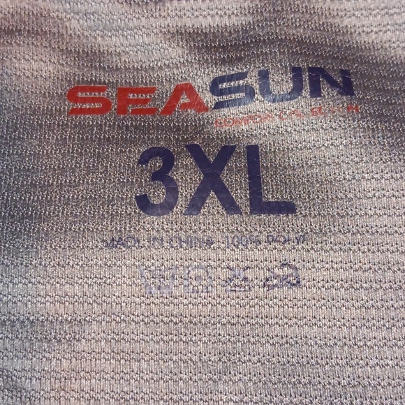 Men's Sea Sun grey ss polo - Picture 4 of 6